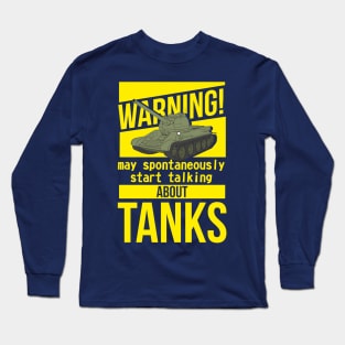 I spontaneously talk about tanks T-34-85 Long Sleeve T-Shirt